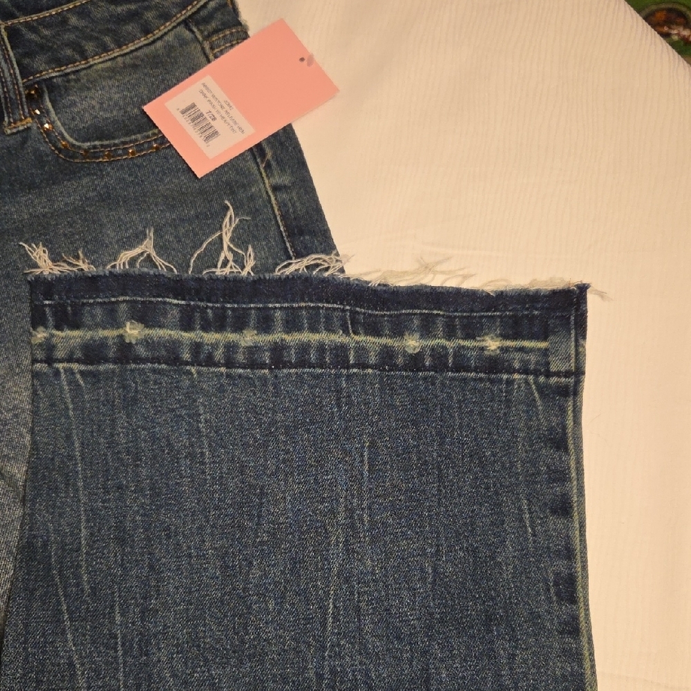 Juicy Couture Blue Wide Leg Jeans - Picture 2 of 6